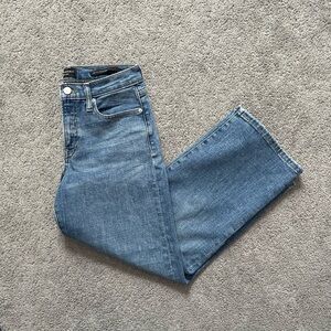 Banana Republic High Rise, Wide leg, Cropped Jean